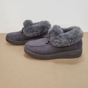 RXFSP Faux Fur Lining Snow Boot